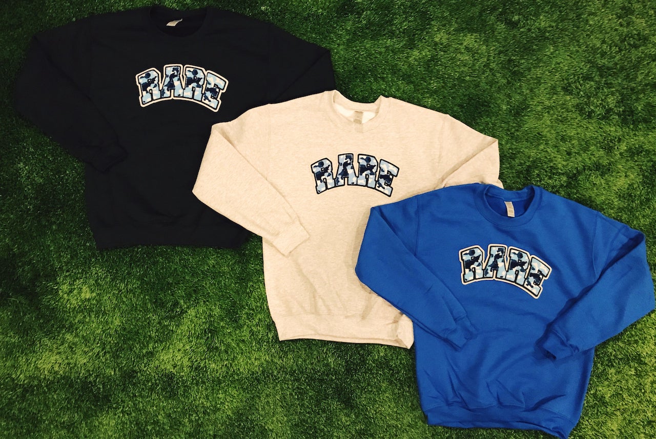 Very Rare Blue Camo Crewneck