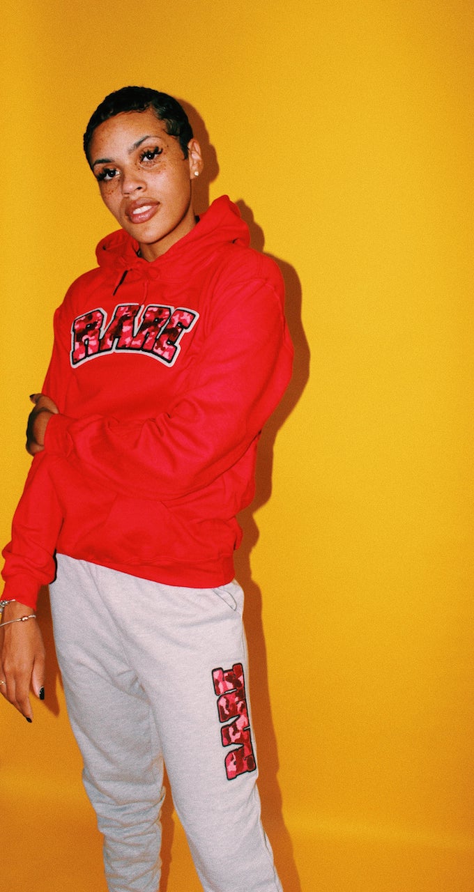 Very Rare Red Camo Hoodie
