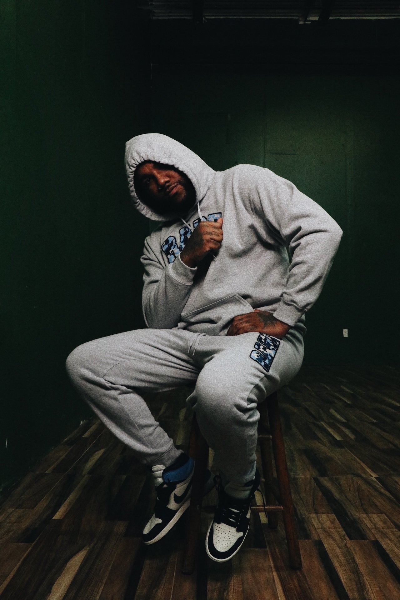 Very Rare Blue Camo Hoodie