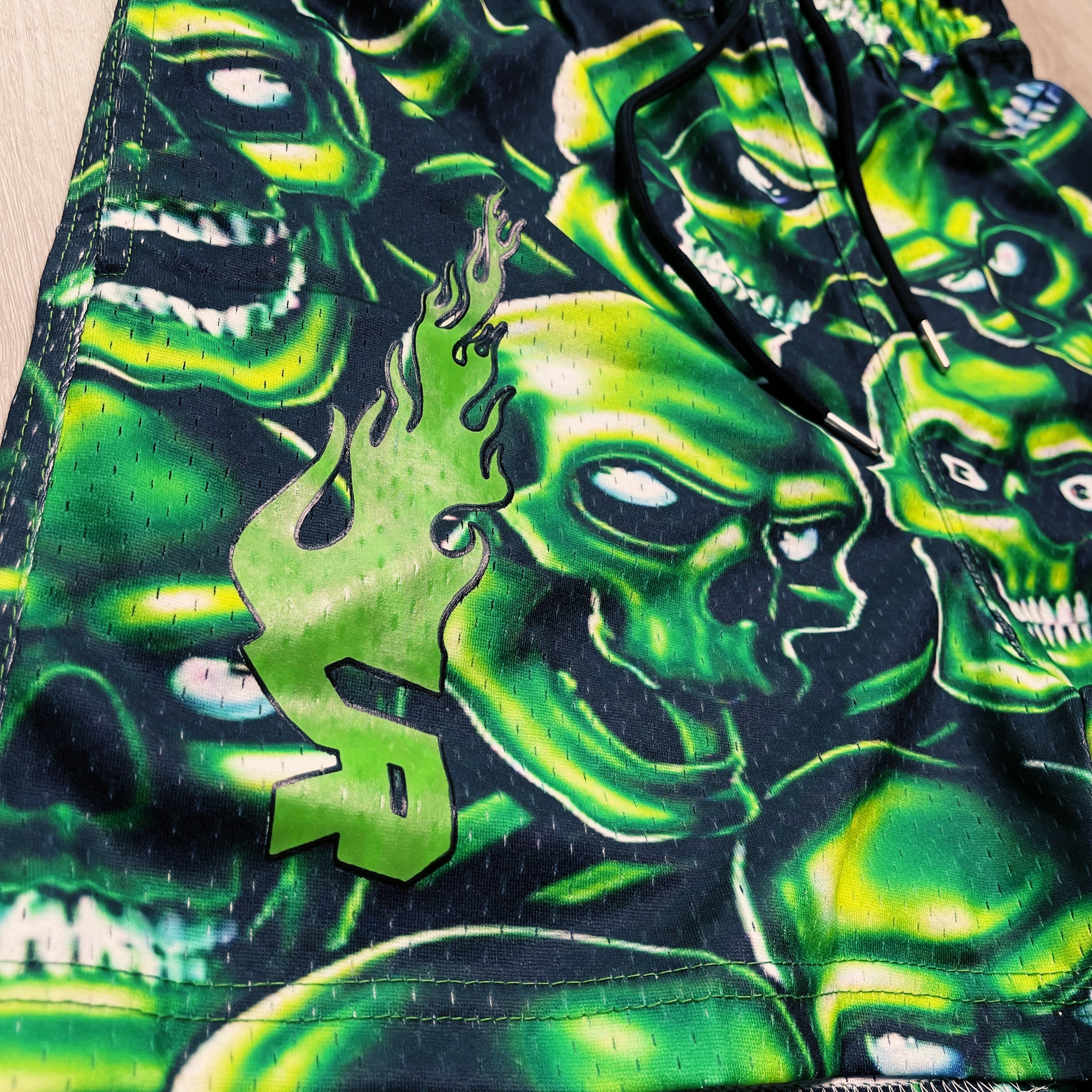 Very Rare Skull Mesh Shorts Very Rare Brand